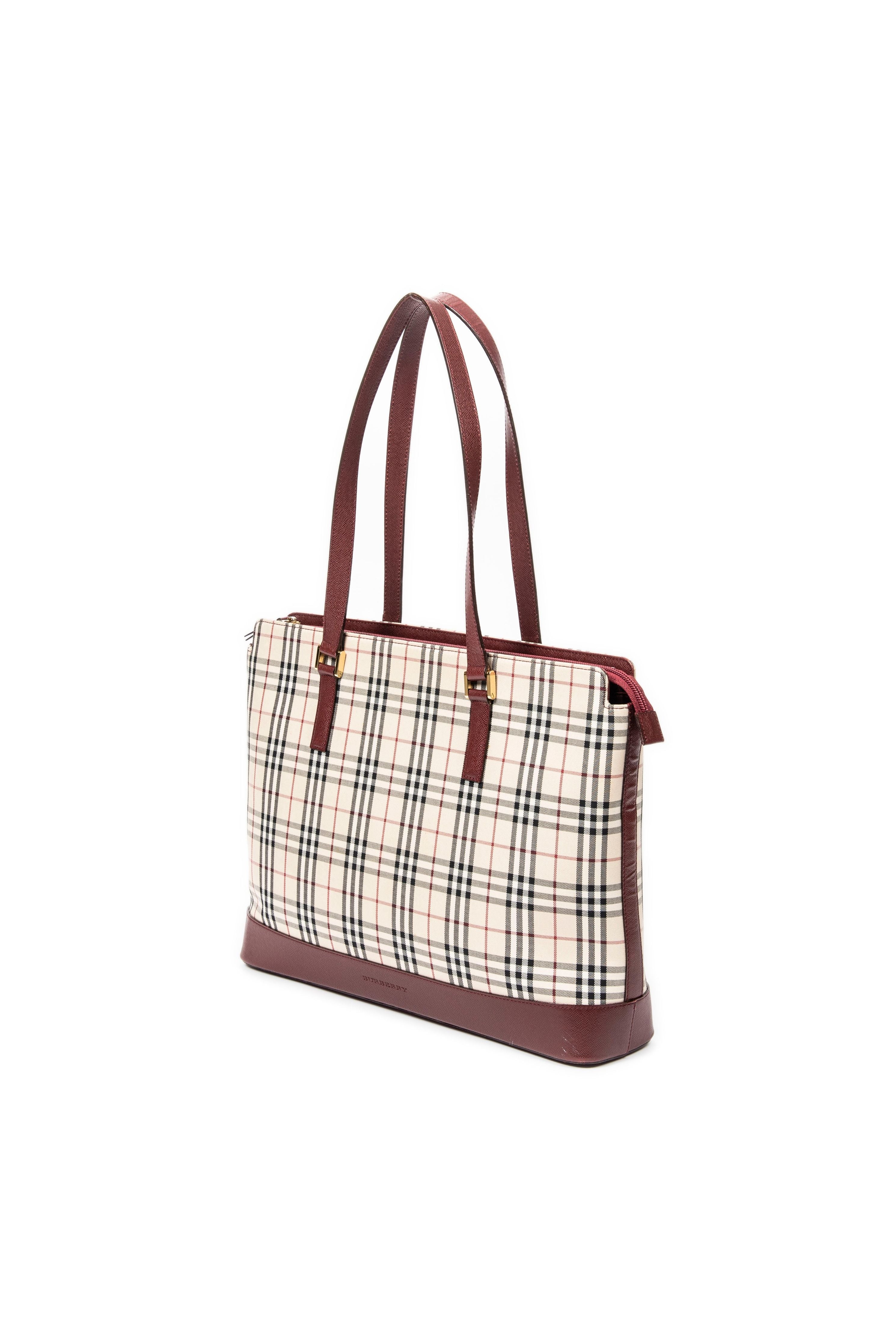 Large Zip Shopping Tote 