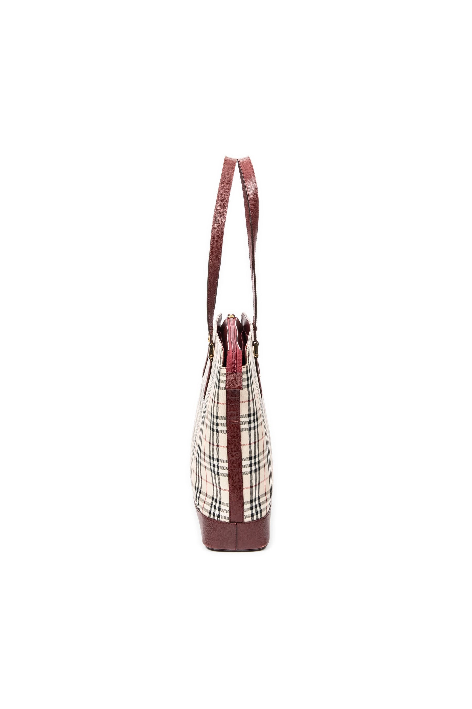 Large Zip Shopping Tote 