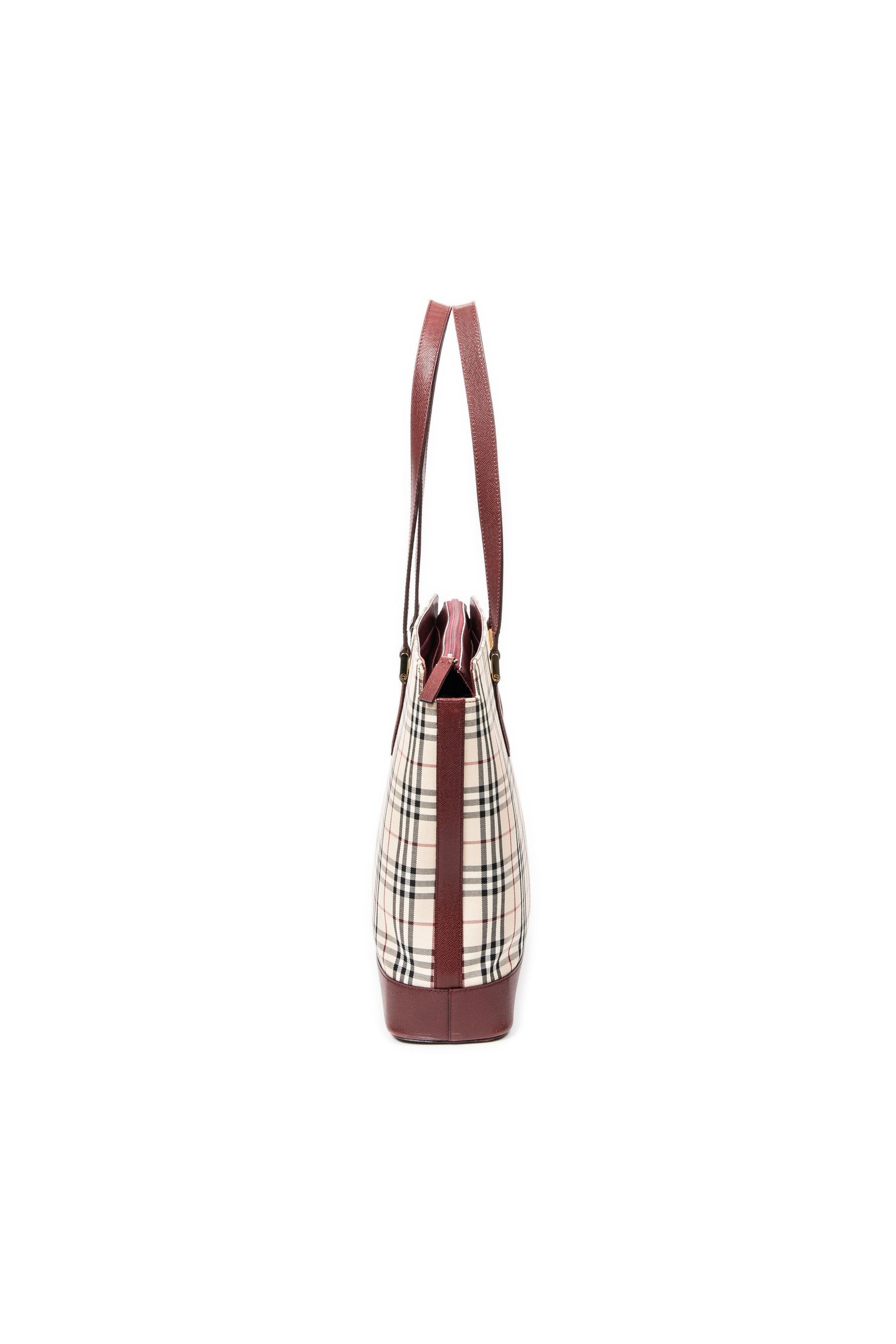 Large Zip Shopping Tote 