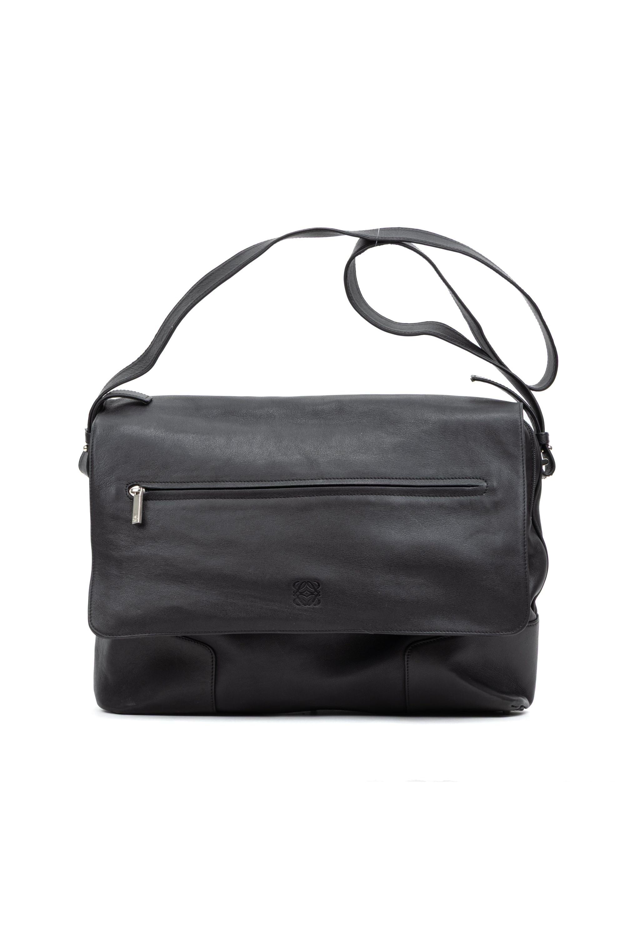 Front Zip Messenger Bag 
