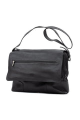 Front Zip Messenger Bag 
