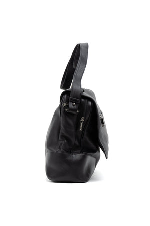 Front Zip Messenger Bag 