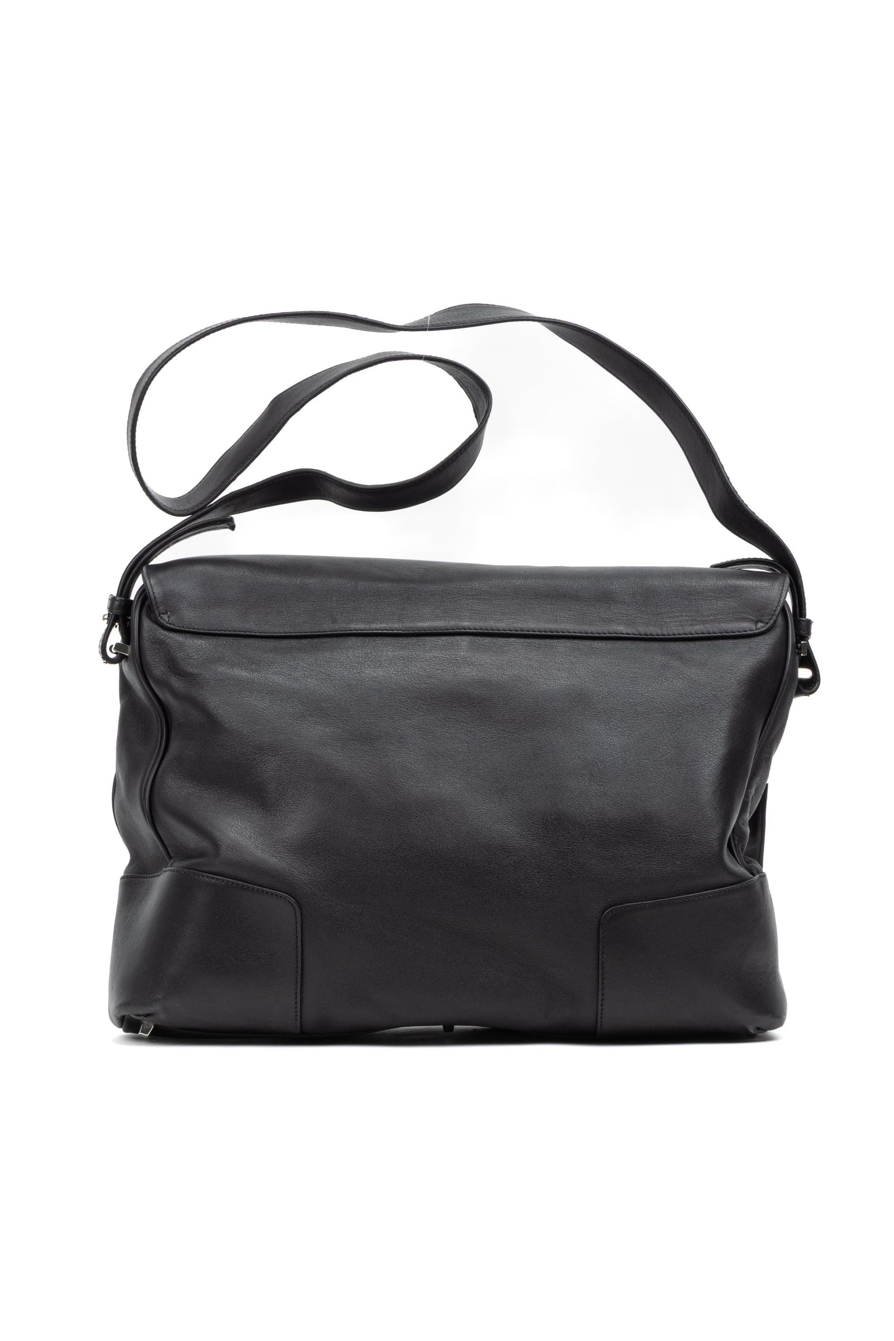 Front Zip Messenger Bag 