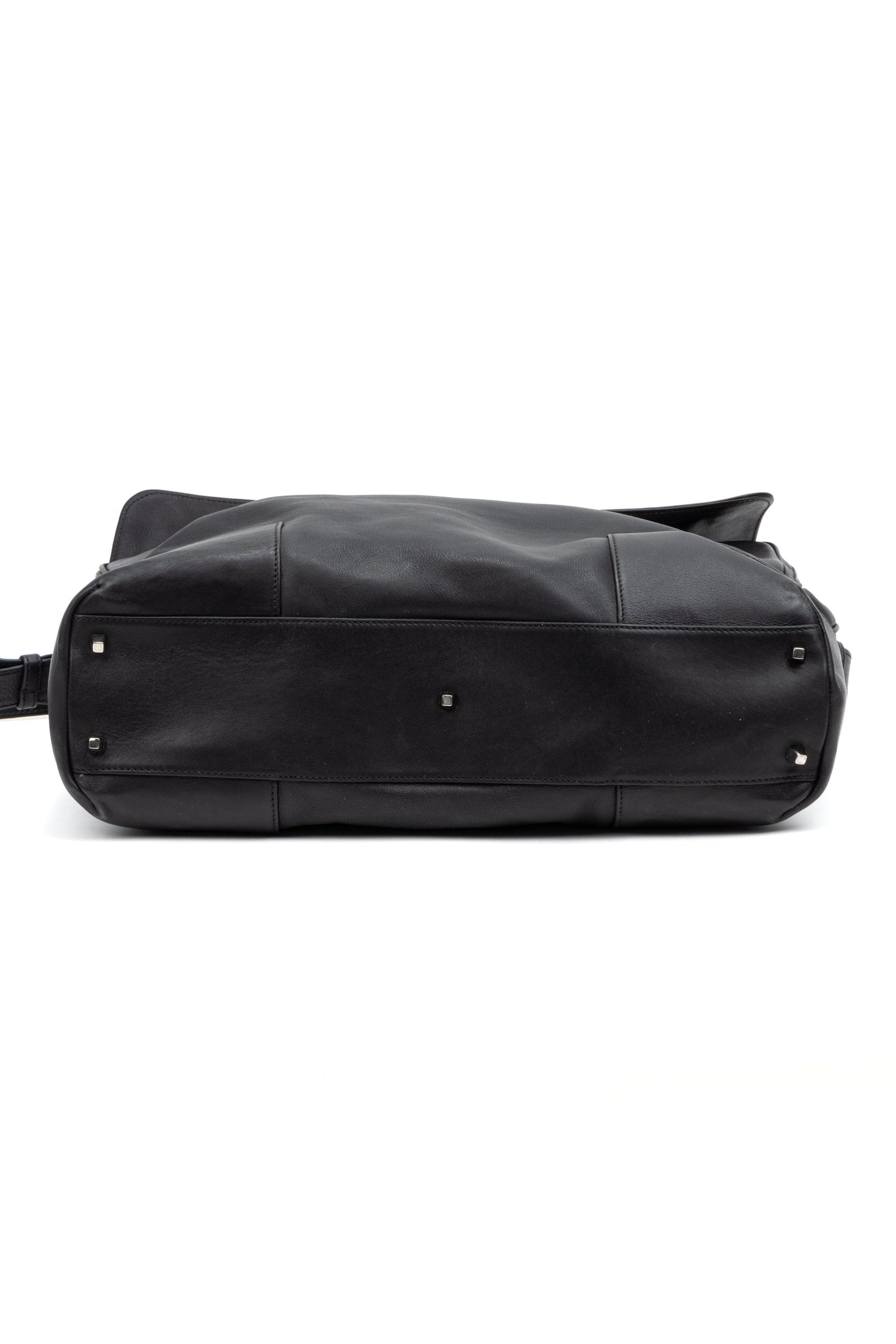 Front Zip Messenger Bag 