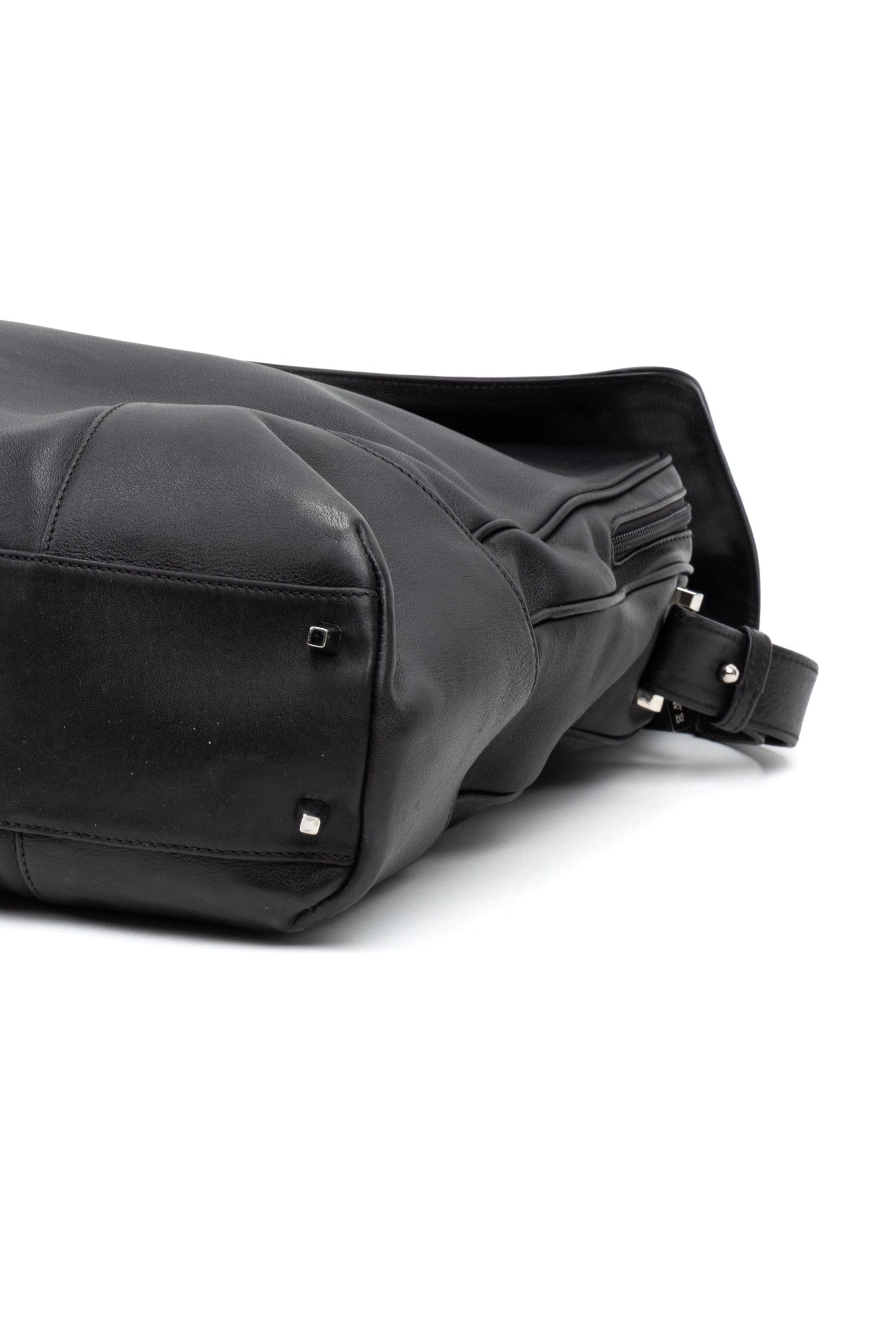 Front Zip Messenger Bag 