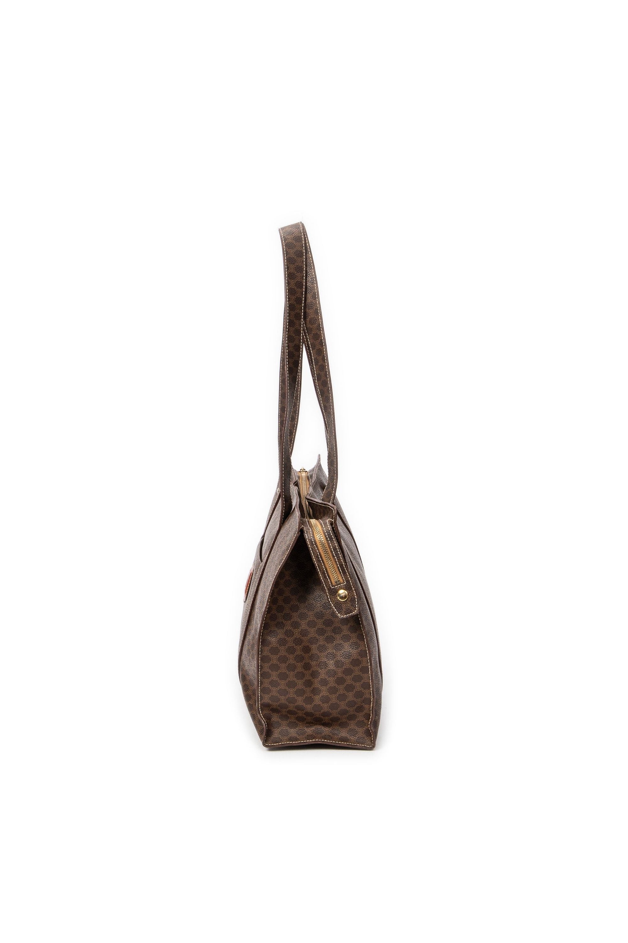Square Zip Shopping Tote 