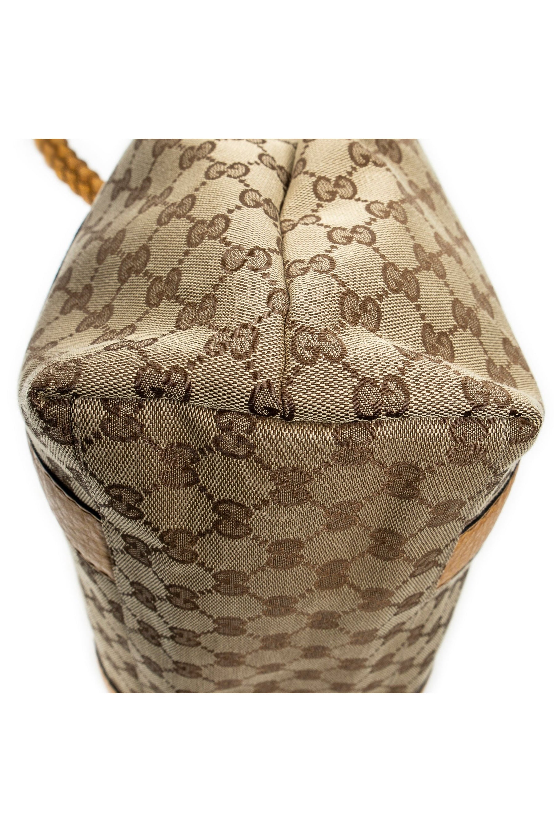Vertical Bamboo Bar Shopper Tote 