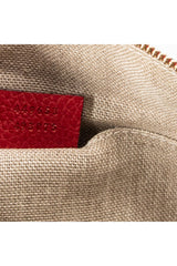 Bamboo Tassel Zip Clutch 