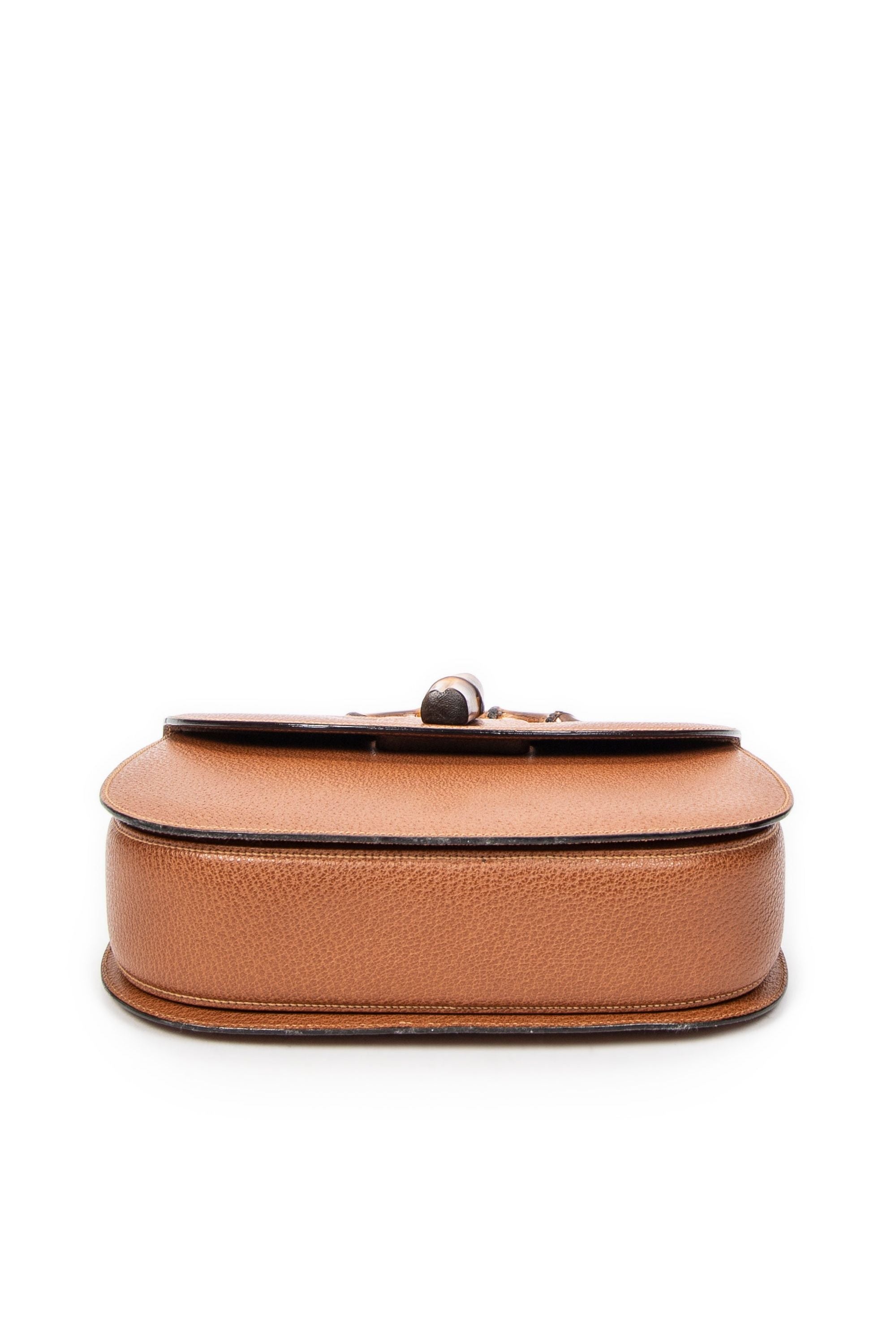 Medium Bamboo Top Handle Flap 