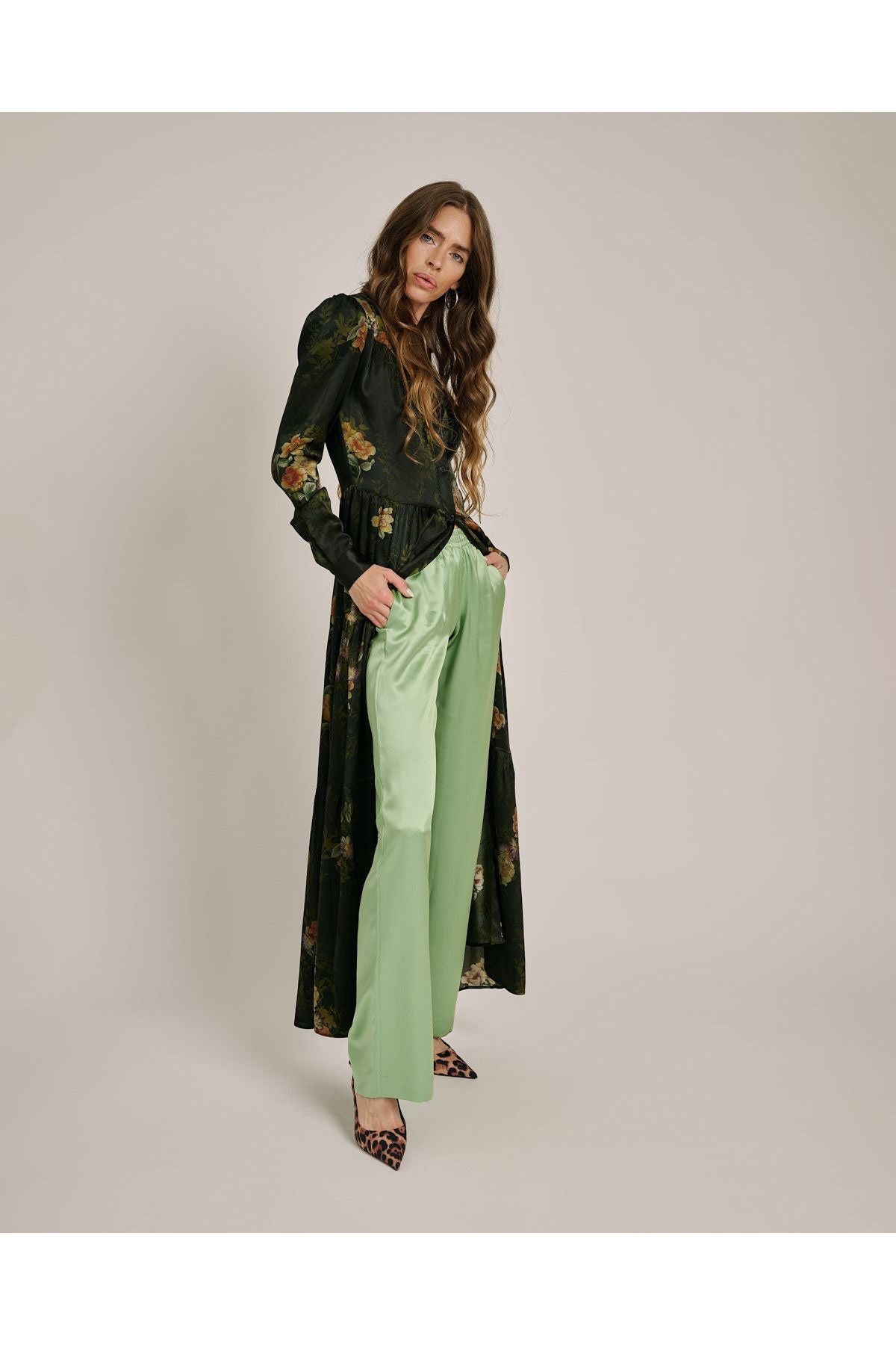 Emery Pants Solid Mint