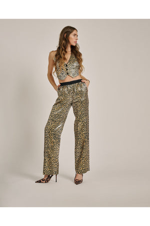 Edition Pants Leopard Luxury Jacquard
