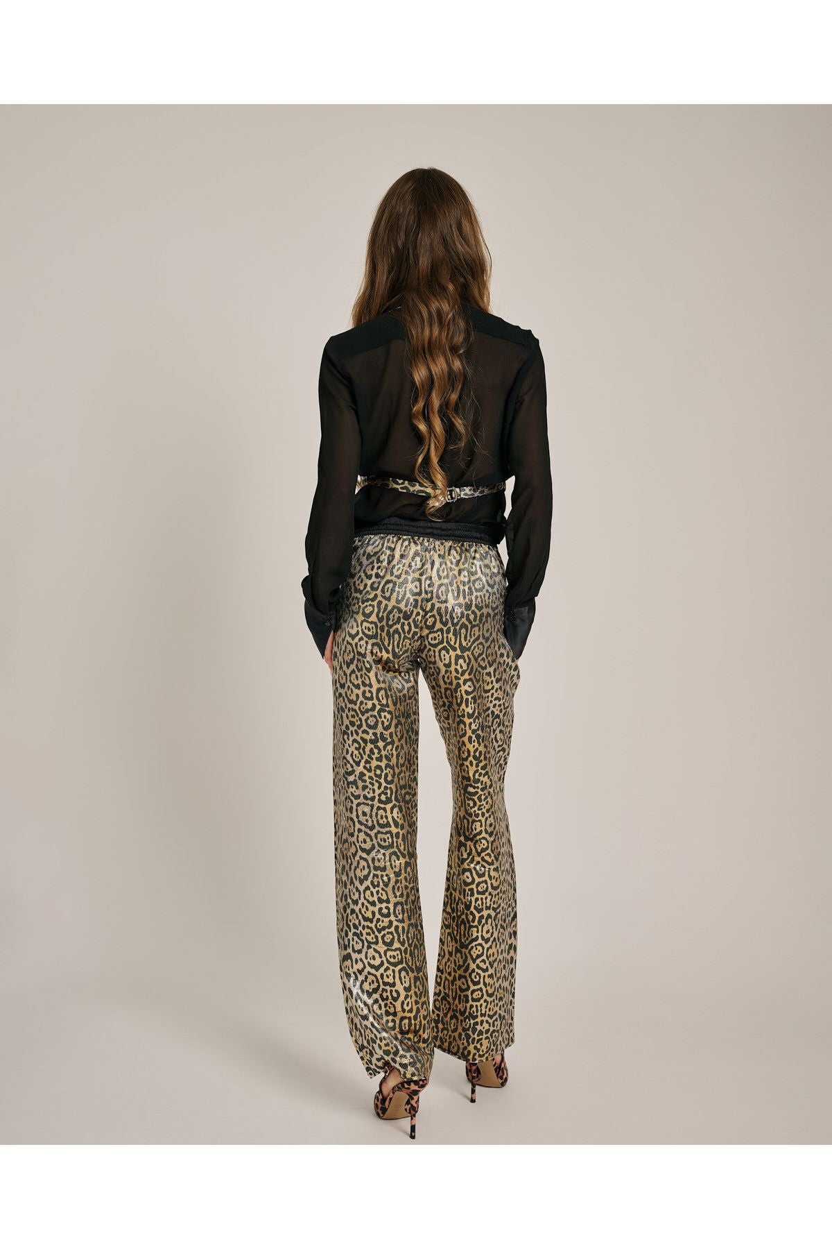 Adriana Iglesias Tom Vest Leopard Luxury Jacquard
