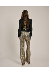 Adriana Iglesias Tom Vest Leopard Luxury Jacquard