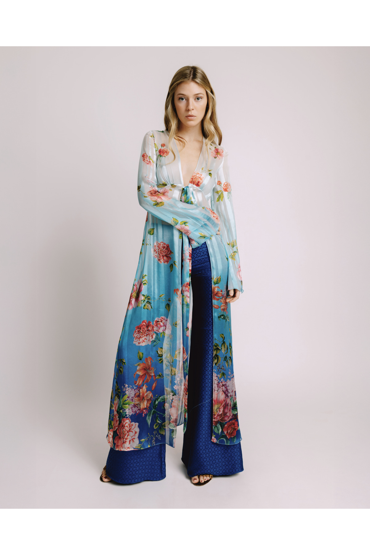 Clarita Robe Degrade Chiffon