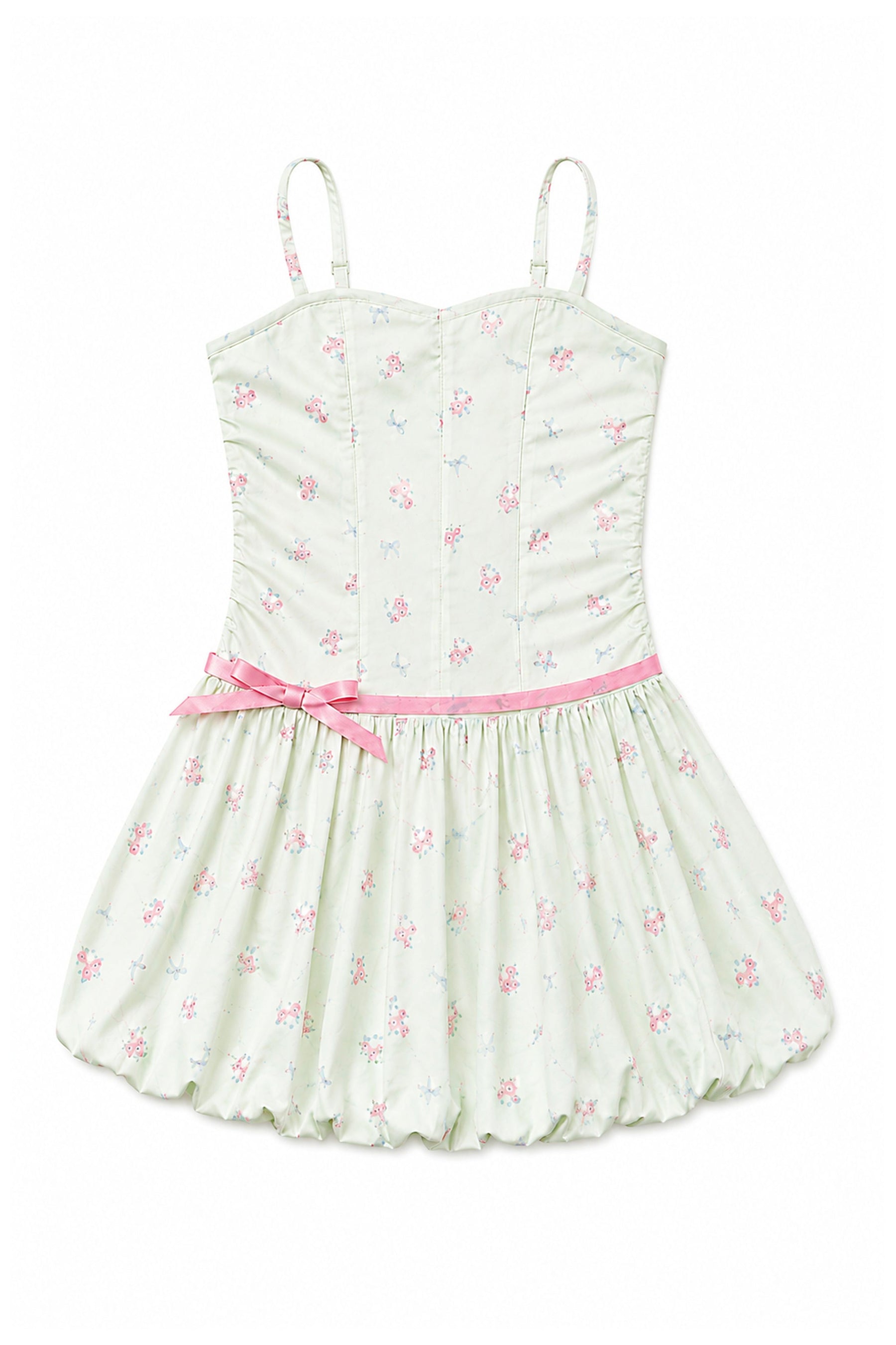 Bailey Rose & Bow Yellow Satin Ballet Dress