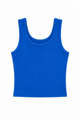 Emma Camp Blue With Heart & Arrow Terry Tank