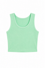 Emma Camp Green With Heart & Arrow Terry Tank