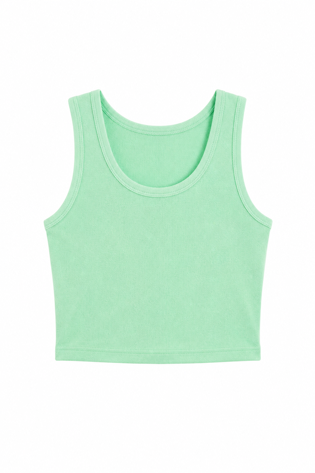 Emma Camp Green With Heart & Arrow Terry Tank