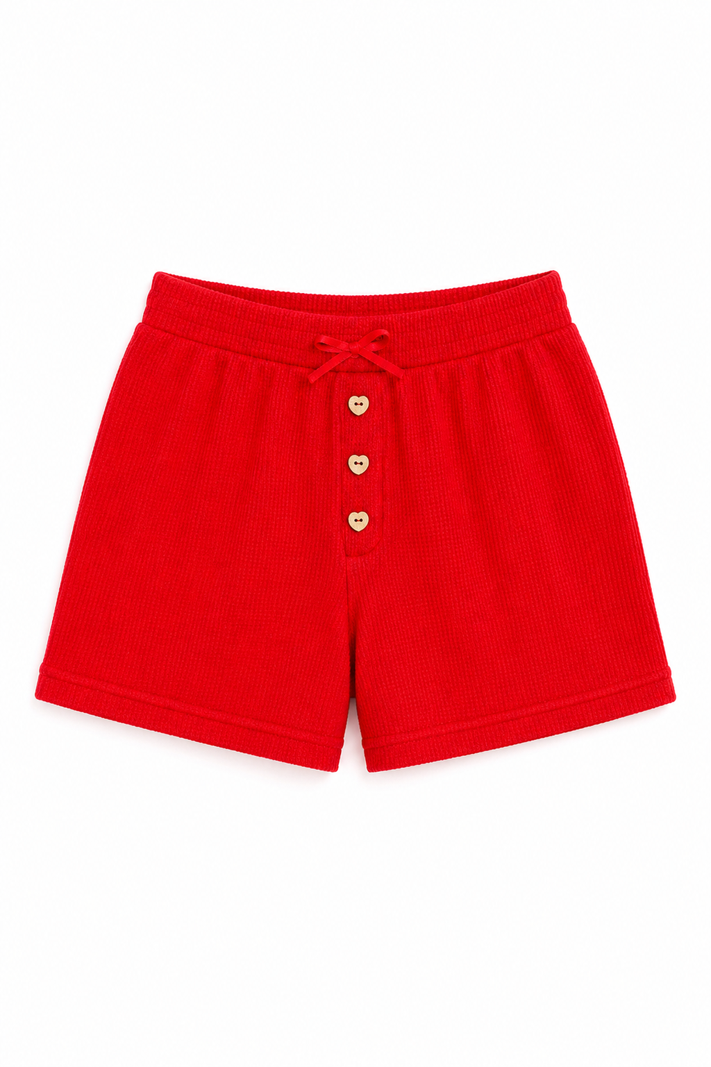 Wes Camp Red Waffle Short