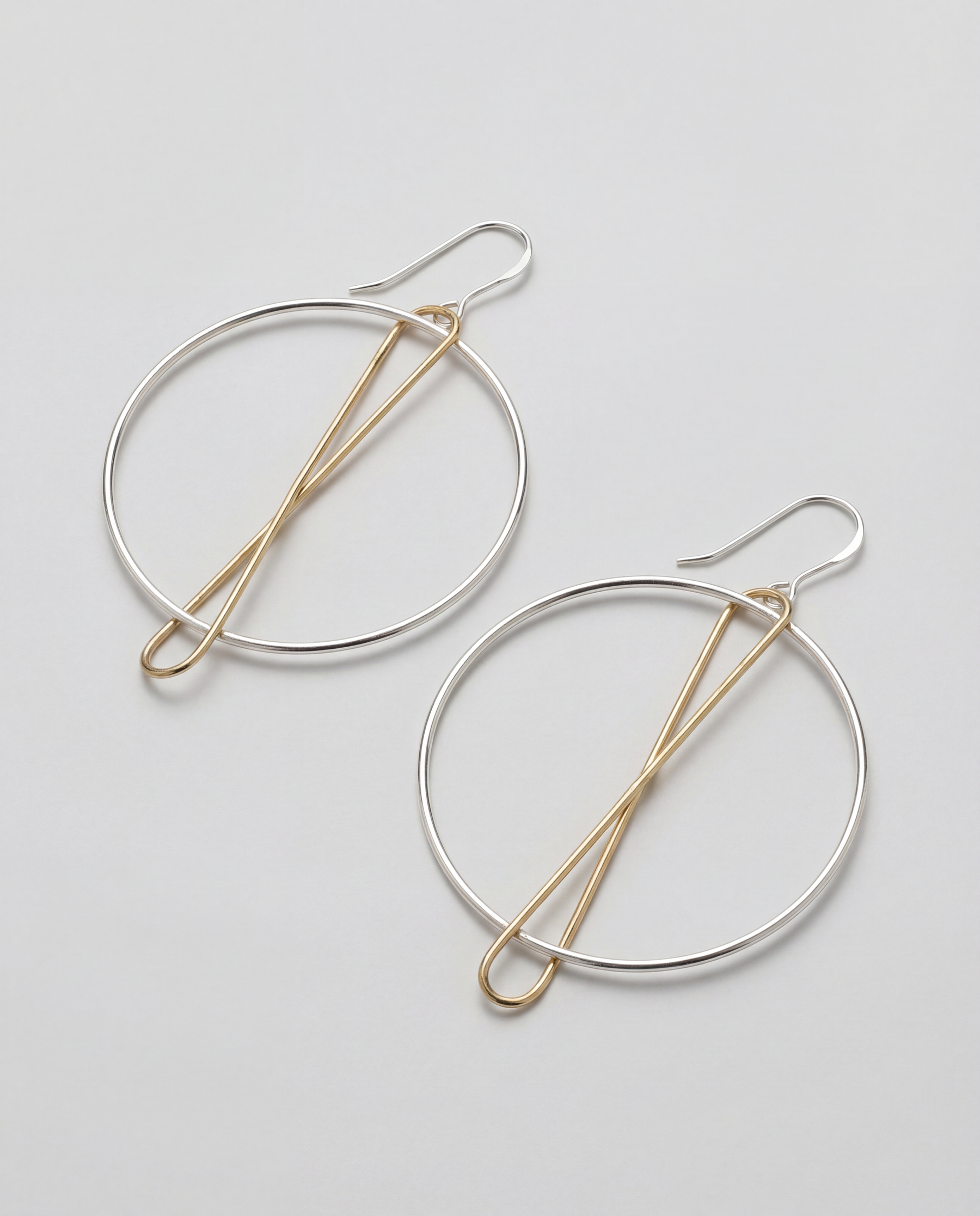The Two Tone Interlock Earrings | Two Tone