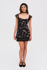 For Love & Lemons Aigrette Mini Dress