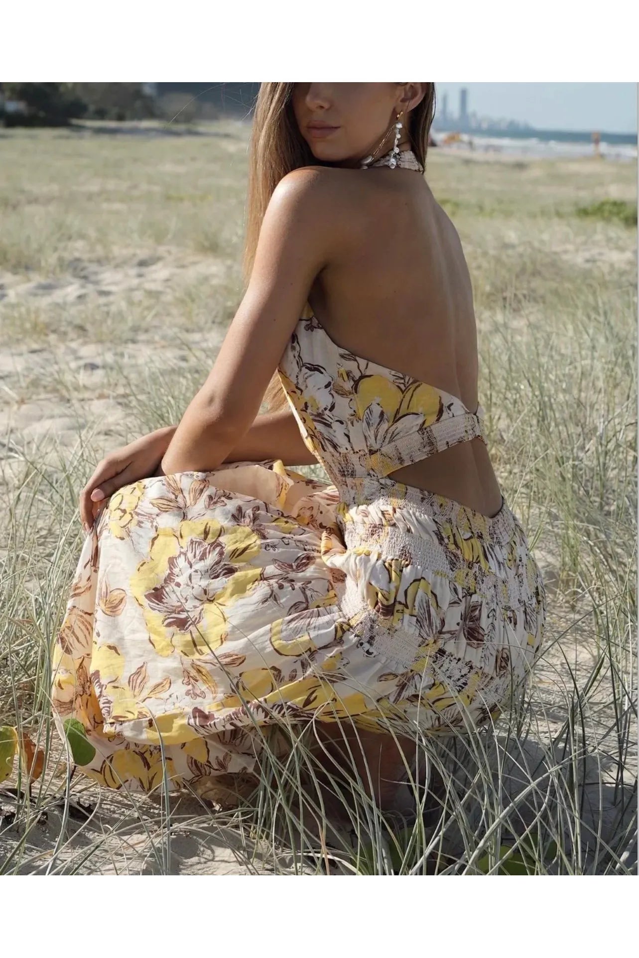 @siennaespie in Significant Other Aisha Maxi Dress