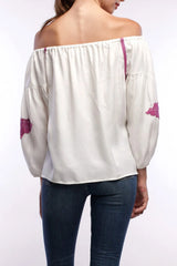 Line & Dot Alicia Embellishment Top