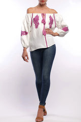 Line & Dot Alicia Embellishment Top