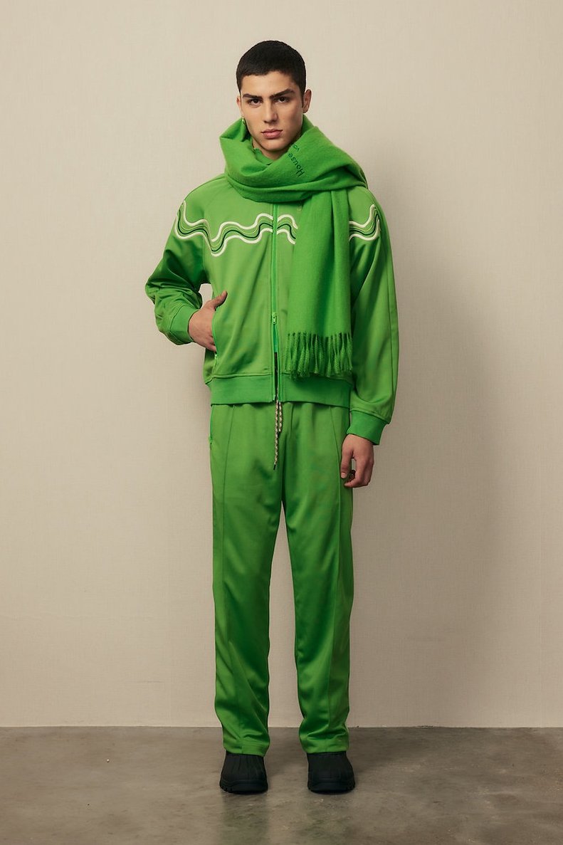 House of Sunny All Star Tracksuit Pant - Perfect Green