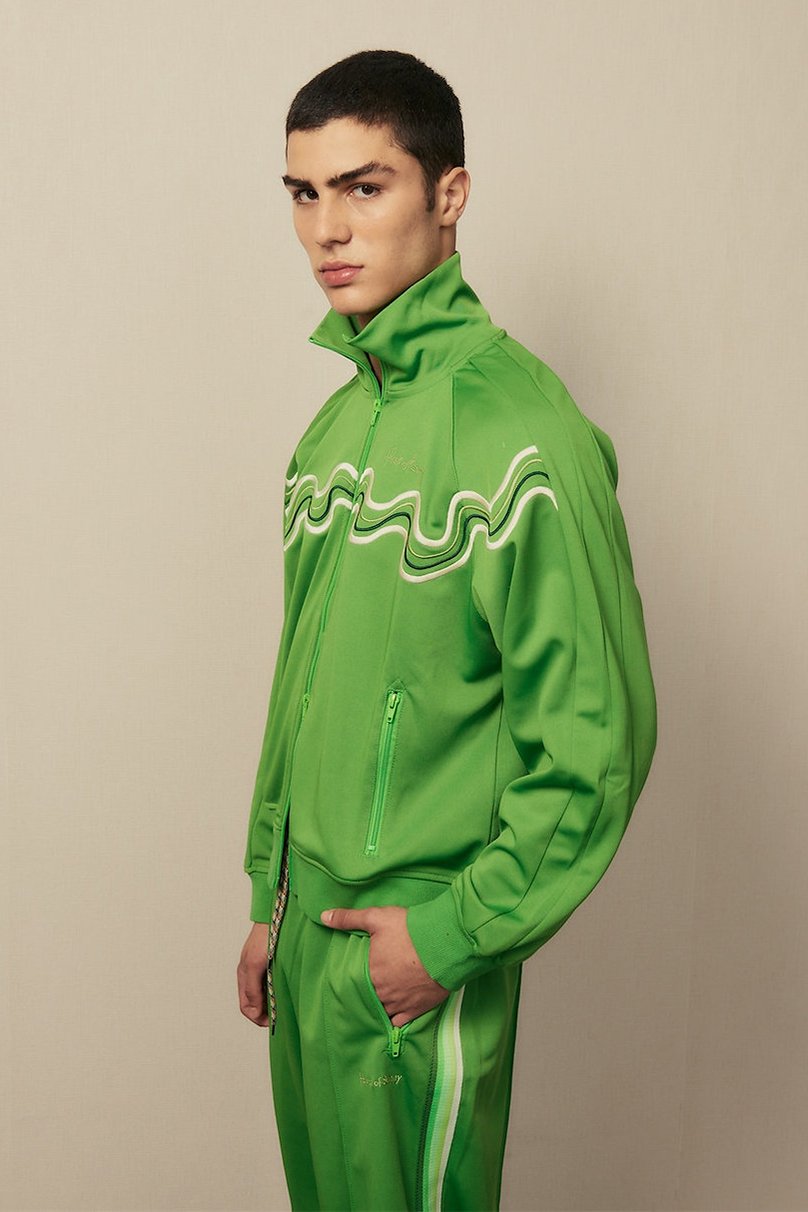 House of Sunny All Star Tracksuit Top - Perfect Green