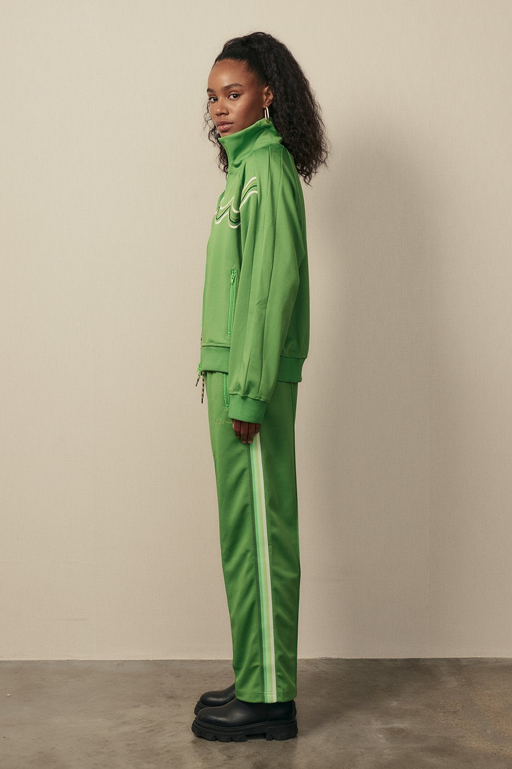 House of Sunny All Star Tracksuit Top - Perfect Green