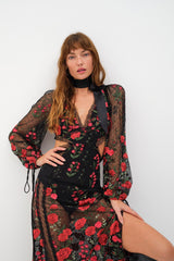 For Love & Lemons Araceli Maxi Dress