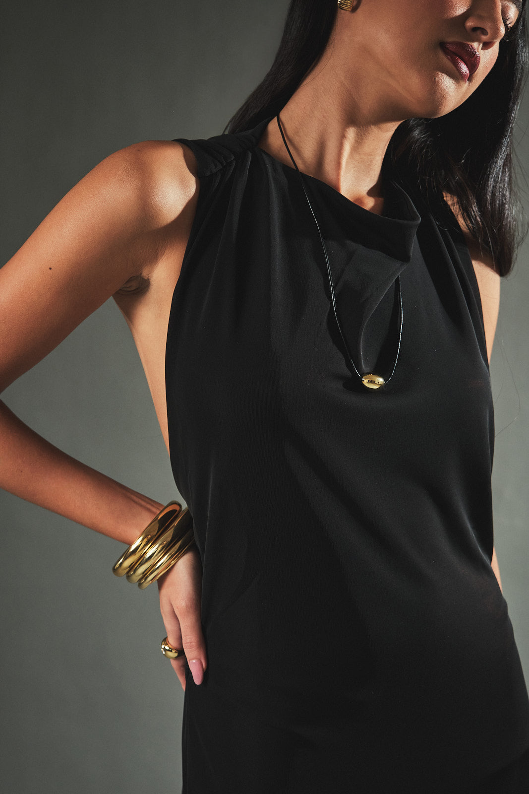 Dylan Necklace | Black