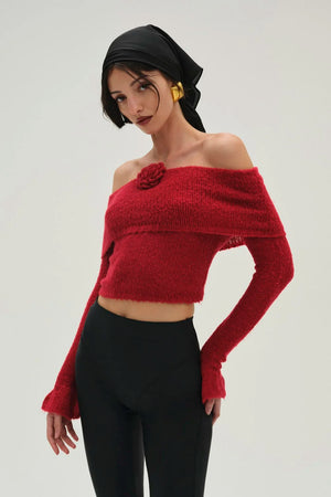For Love & Lemons Aspen Knit Top