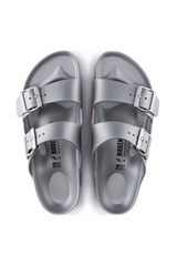 Birkenstock Arizona Essentials EVA | Metallic Silver | Narrow