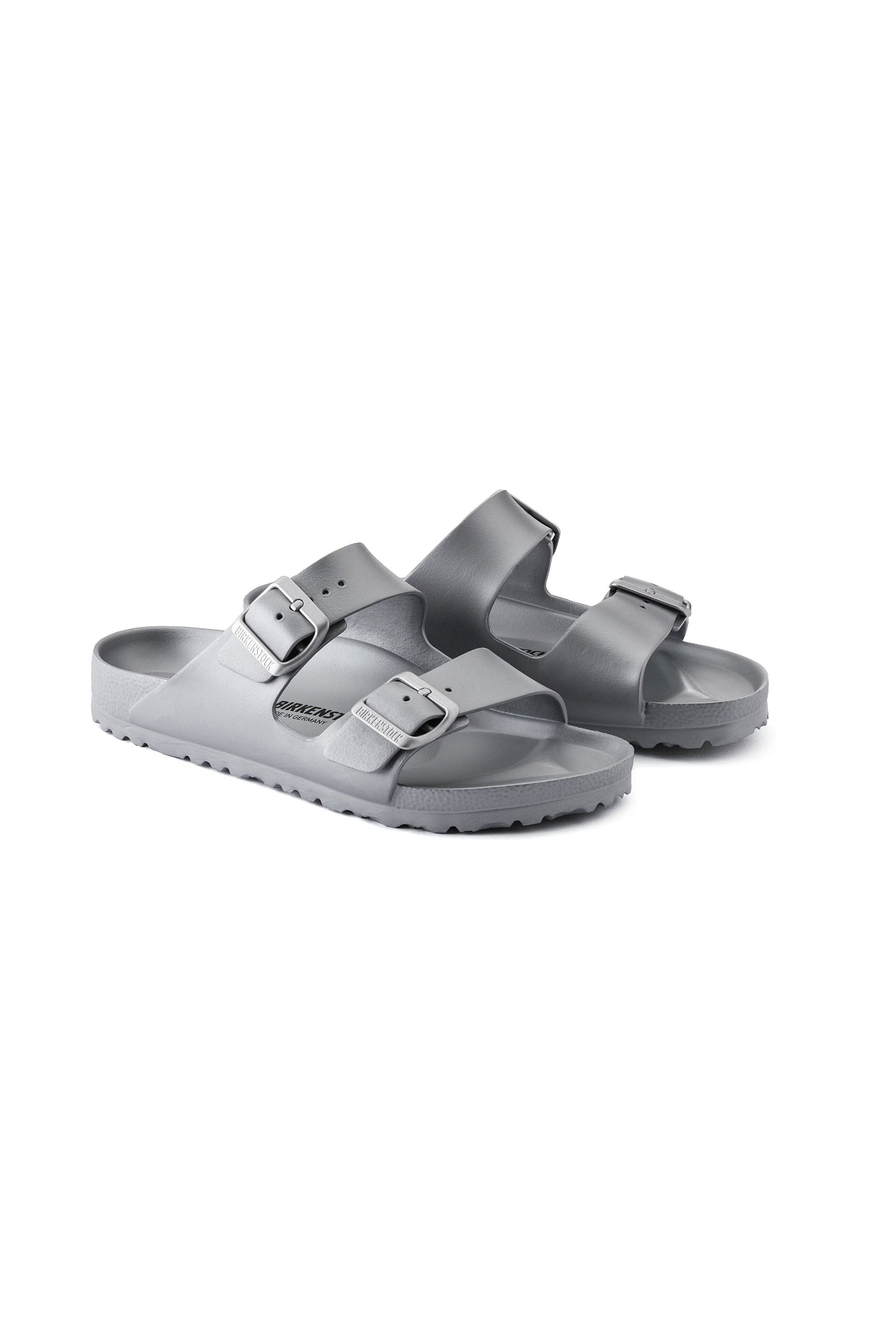 Birkenstock Arizona Essentials EVA | Metallic Silver | Narrow