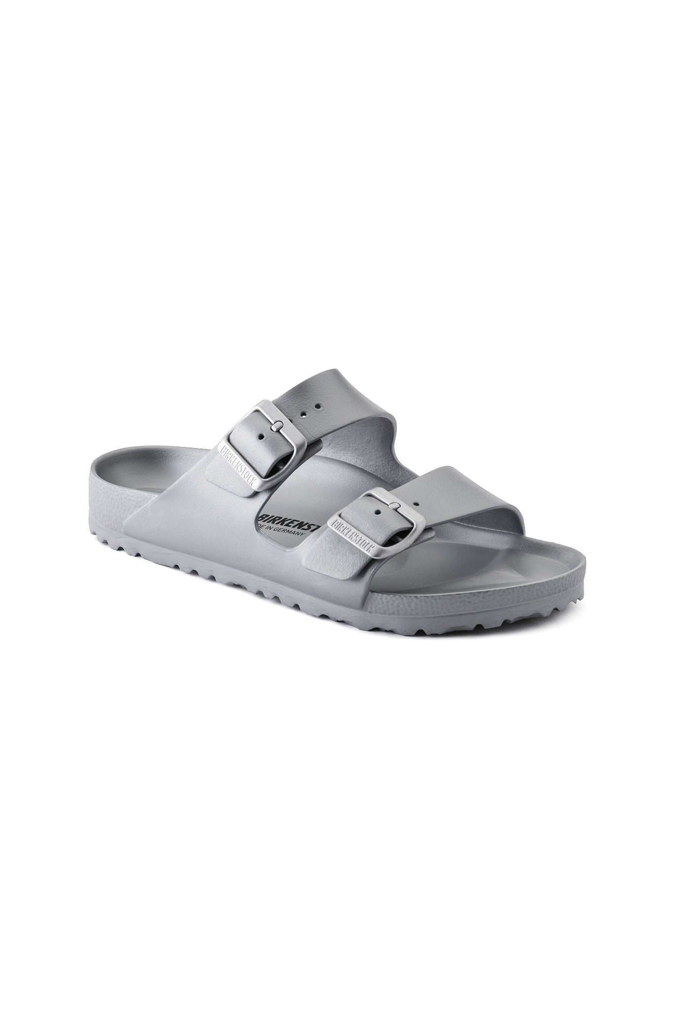Birkenstock Arizona Essentials EVA | Metallic Silver | Narrow