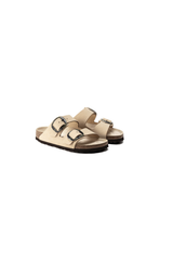 Birkenstock Arizona Big Buckle Nubuck Leather Almond