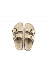 Birkenstock Arizona Big Buckle Nubuck Leather Almond