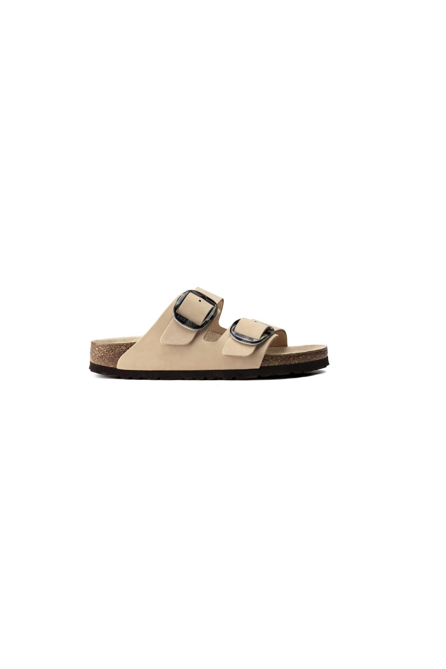 Birkenstock Arizona Big Buckle Nubuck Leather Almond