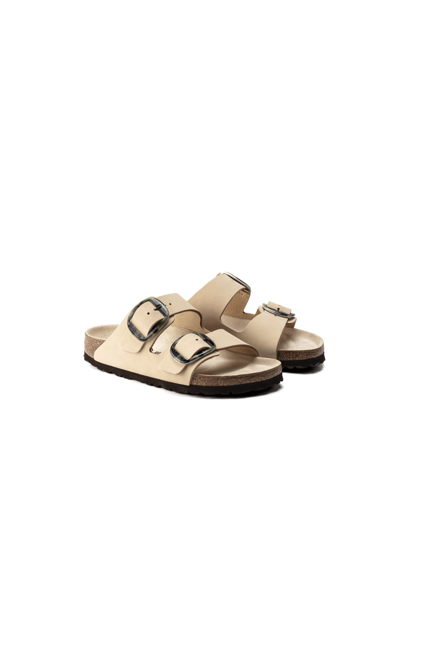 Birkenstock Arizona Big Buckle Nubuck Leather Almond