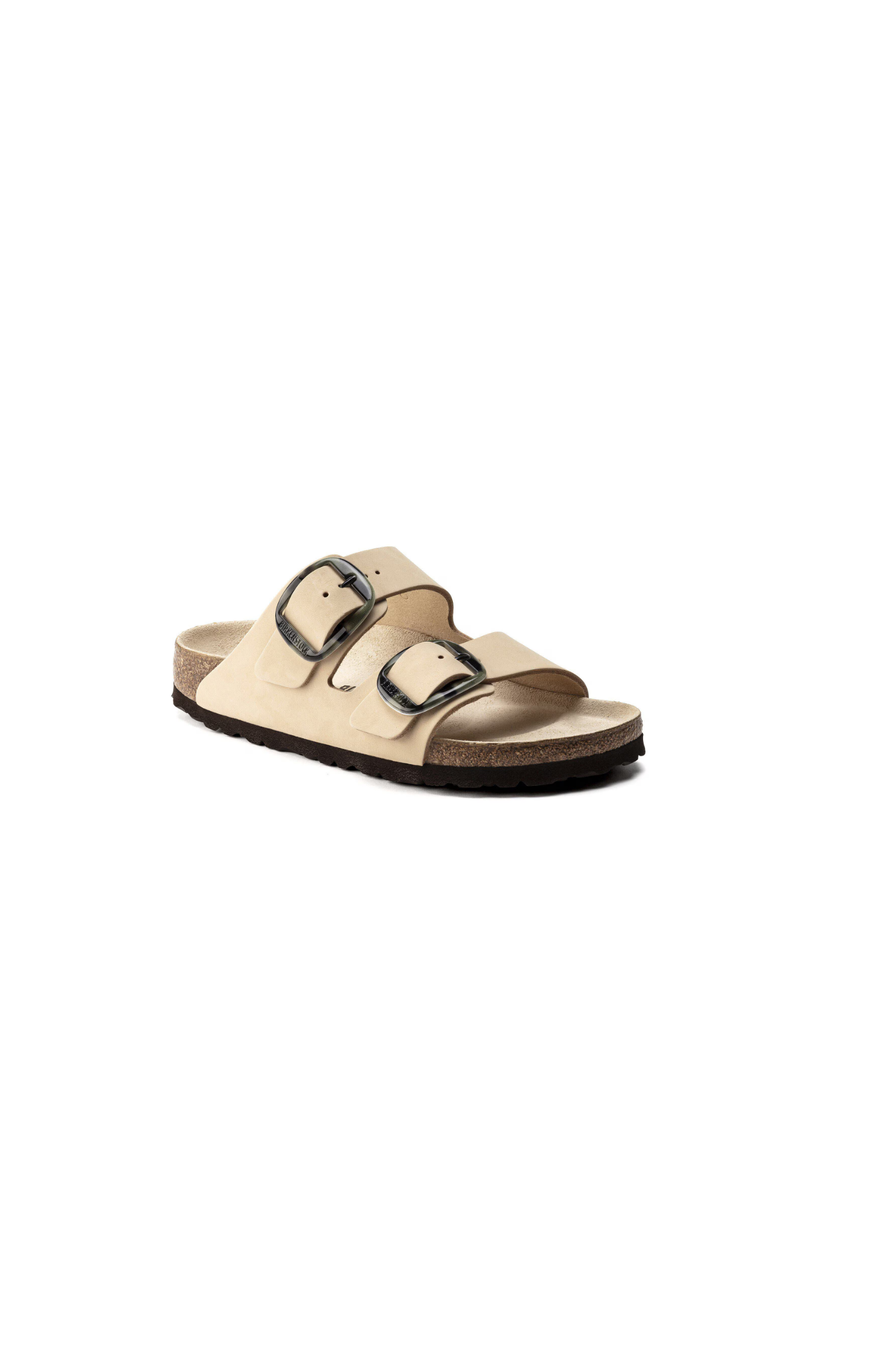 Birkenstock Arizona Big Buckle Nubuck Leather Almond