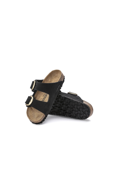 Birkenstock Arizona Big Buckle | Nubuck Leather Black | Regular
