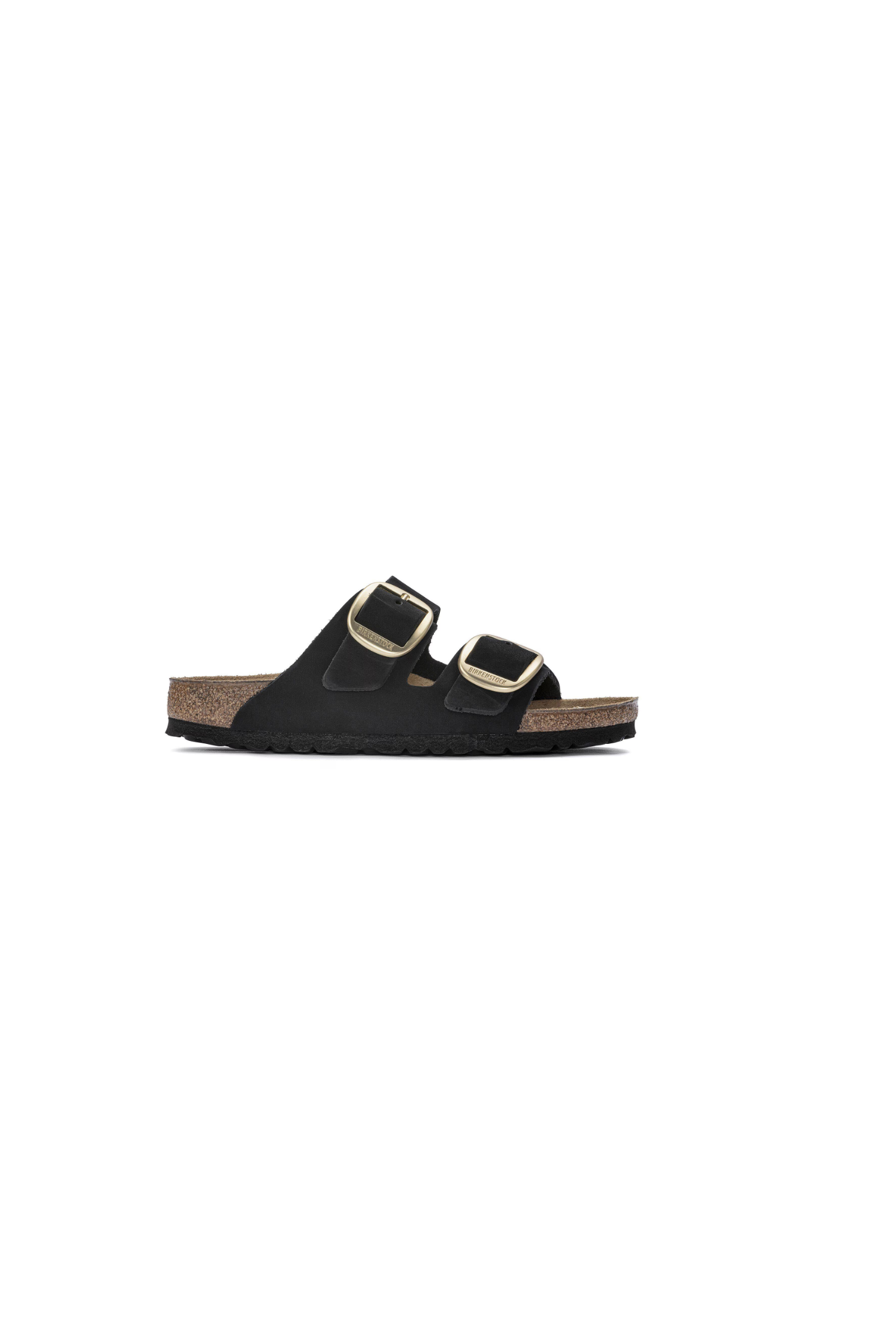 Birkenstock Arizona Big Buckle Nubuck Leather Black