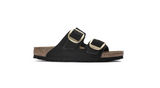 Birkenstock Arizona Big Buckle Nubuck Leather Black