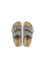 Birkenstock Arizona Big Buckle Nubuck Leather Dove Gray