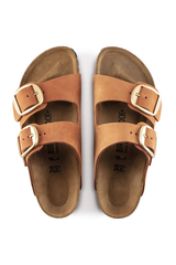 Birkenstock Arizona Big Buckle Nubuck Leather | Pecan | Narrow