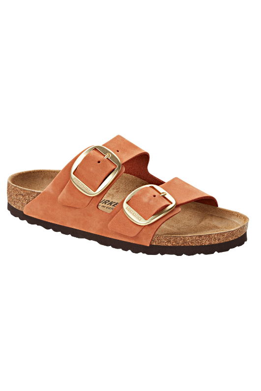 Birkenstock Arizona Big Buckle Nubuck Leather | Pecan | Narrow