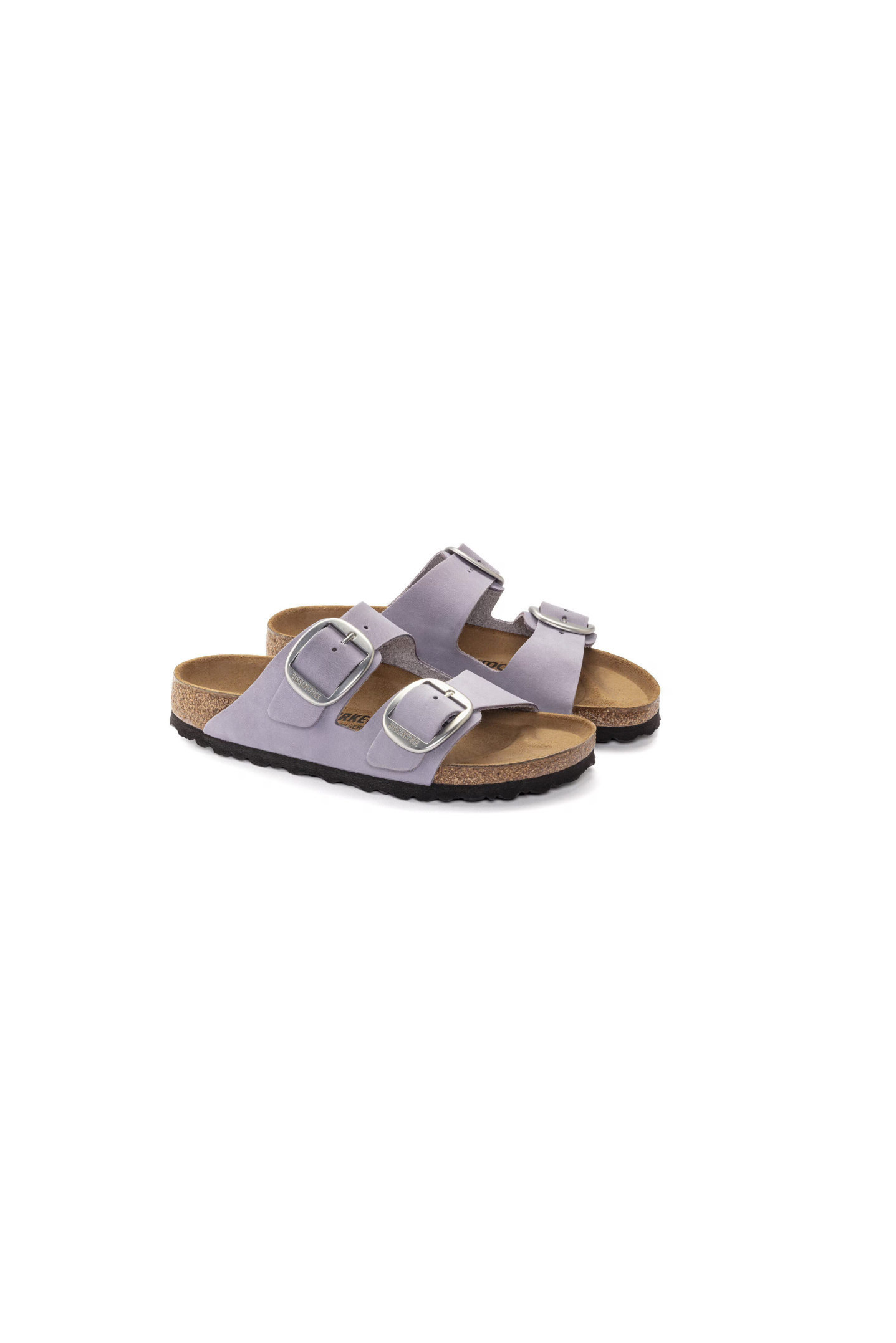 Birkenstock Arizona Big Buckle Nubuck Leather Purple Fog