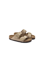Birkenstock Arizona Big Buckle Nubuck Leather Sandcastle